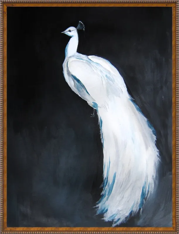White Peacock II by Christine Lindstrom for Artfully Walls