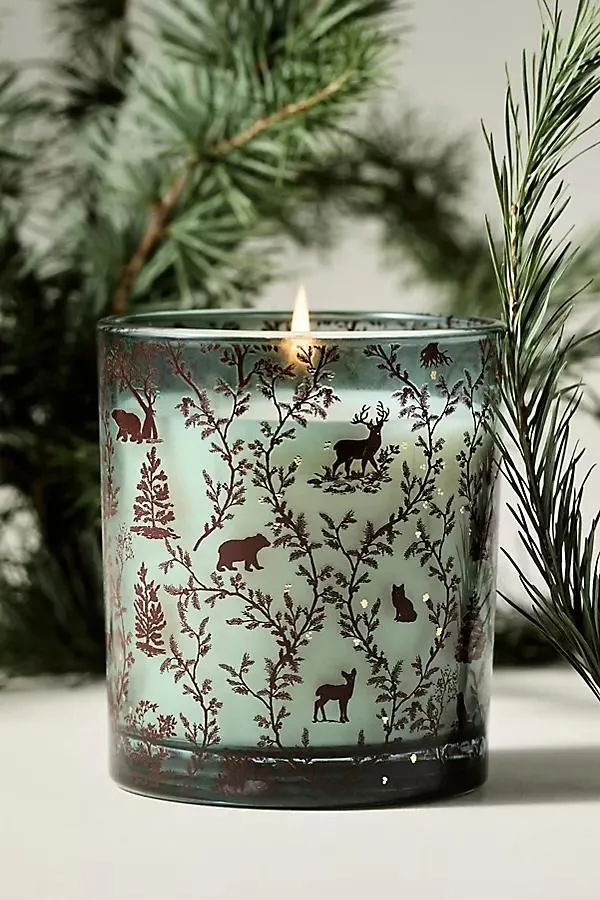 Jene Wrapped Fresh Journey To The Alps Glass Candle