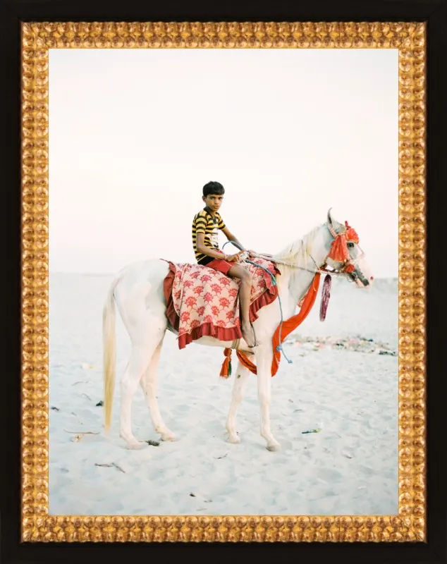 Boy on Horse by Andrew Jacona for Artfully Walls