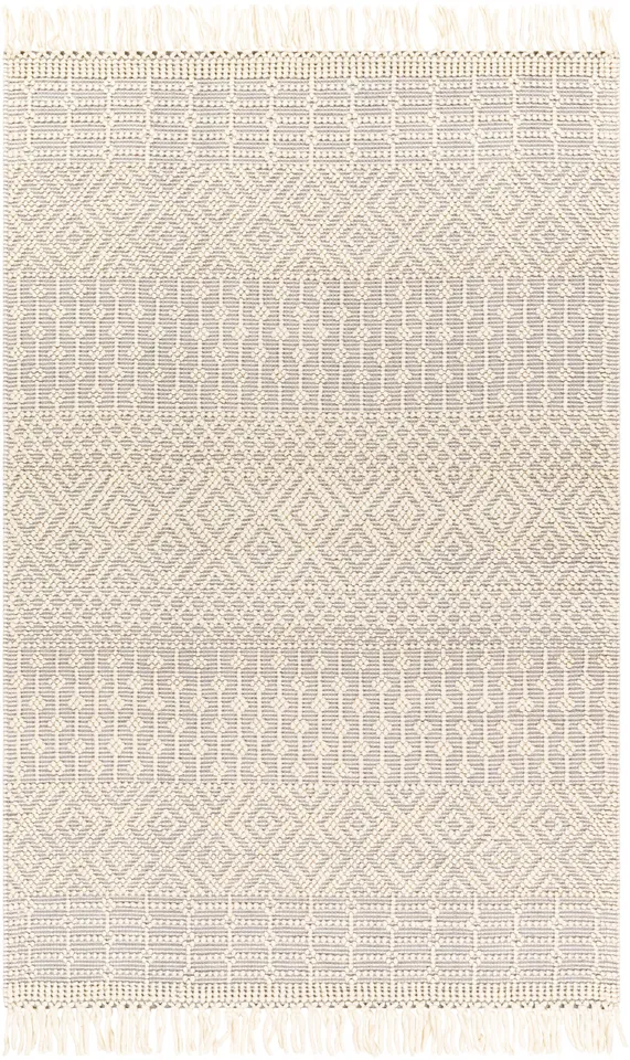 Casa DeCampo Beige Indoor 27" x 45" Handmade Rug