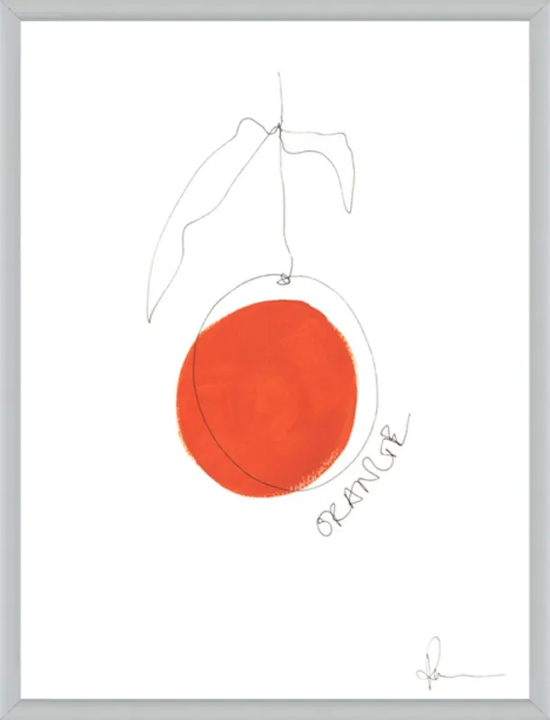Orange by Polly Mann for Artfully Walls