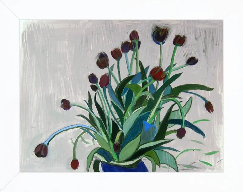 queen of the night tulip by Liz Innvar for Artfully Walls