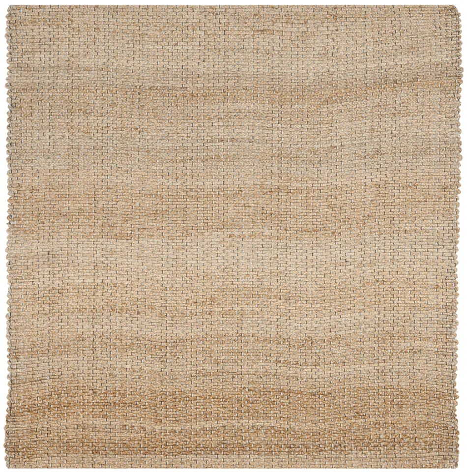 Arlo Home Hand Woven Area Rug, NF452A, Light Blue/Natural,  6' X 6' Square