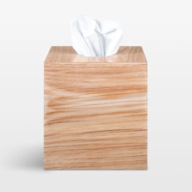Blomus Wilo Wood Square Tissue Box Cover