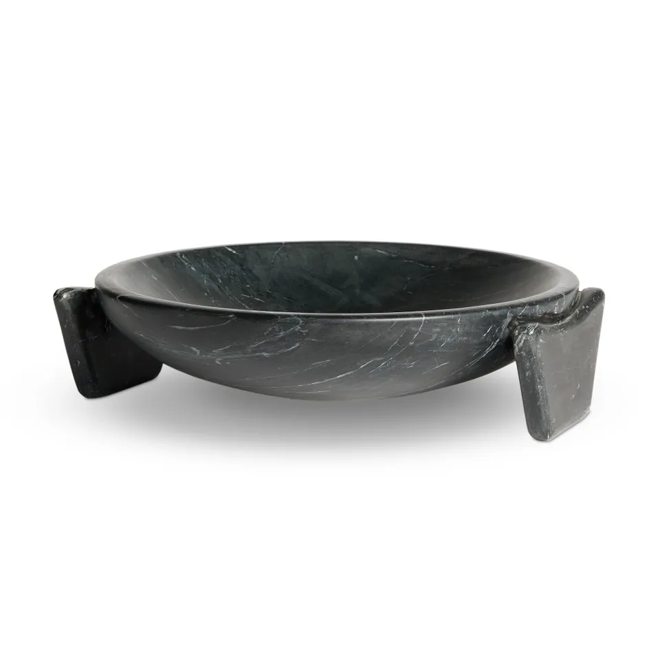 Cradle Bowl - Black Marble