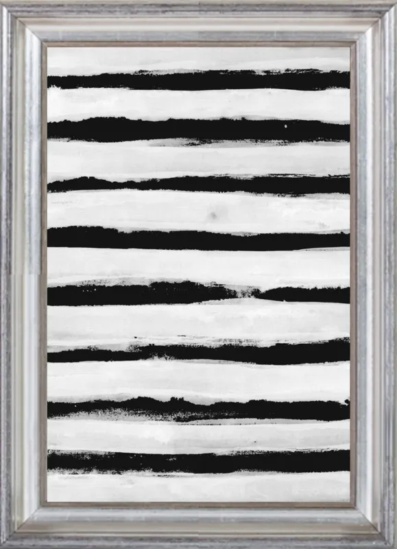 Black and White Stripes by Georgiana Paraschiv for Artfully Walls