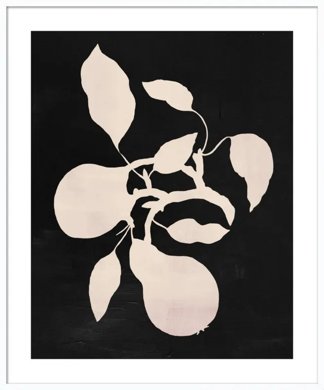 pears black and white by Ruti Shaashua for Artfully Walls