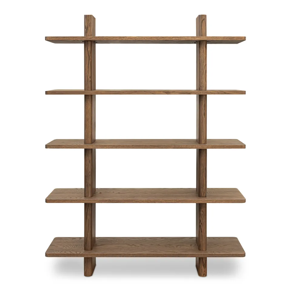 Casey Bookcase Large Dark Brown