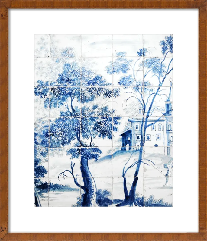 Lisbon Blue Tiles Two by Lupen Grainne for Artfully Walls
