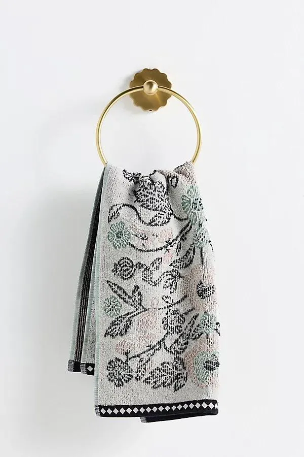 Claudette Cotton Floral Towel Collection