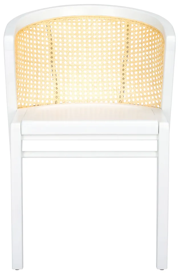Edan Dining Chair - White / Natural