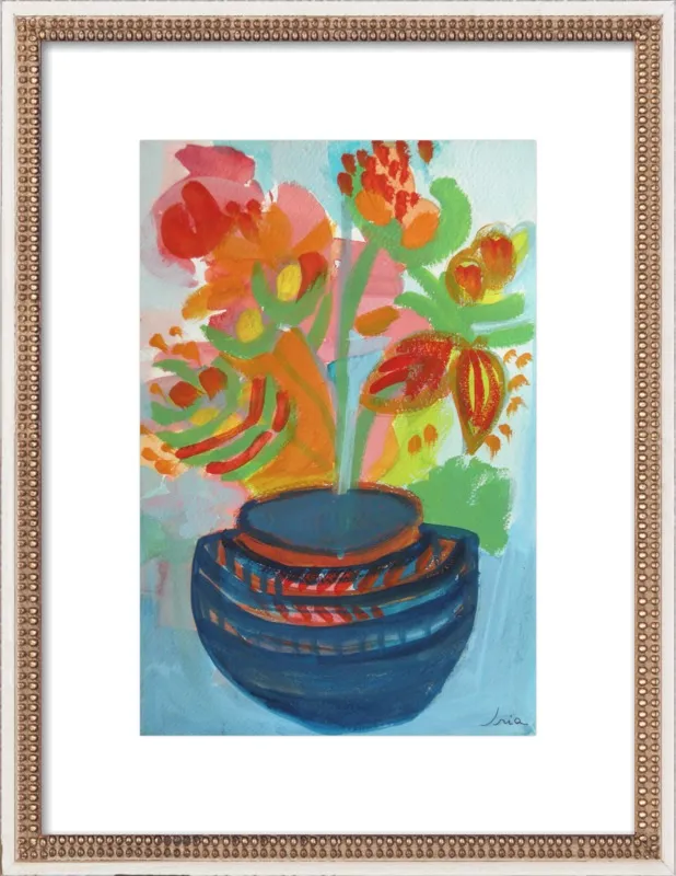 Red Flowers by Iria Fernandez Alvarez for Artfully Walls