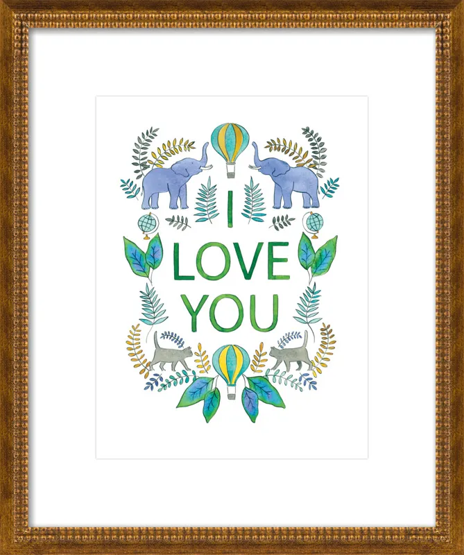 I Love You by Rachel Rogers for Artfully Walls