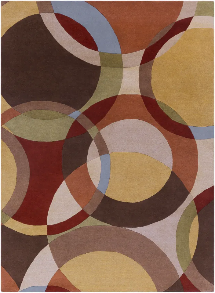 Forum Brown Indoor 6' x 9' Handmade Rug