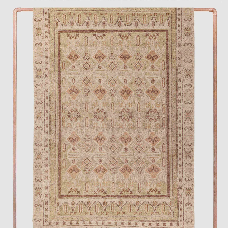 The Citizenry Evelyn Hand-Knotted Area Rug | 9' x 12' | Rose