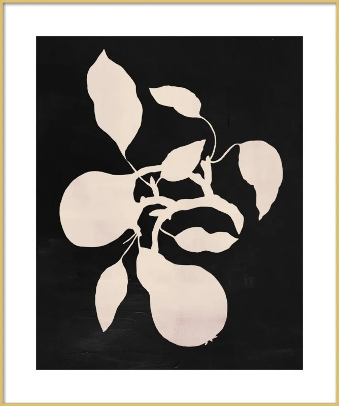 pears black and white by Ruti Shaashua for Artfully Walls