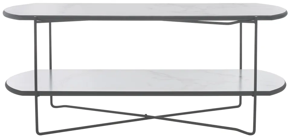 Marlee Coffee Table - White / Black