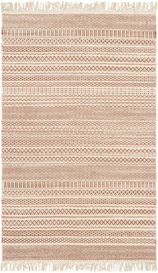 Idina II Beige Indoor 3' x 5' Handmade Rug