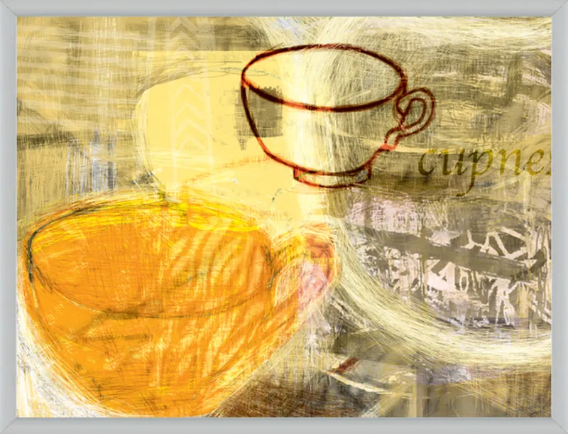 Still Life with Cups by Carmel Kushnir for Artfully Walls