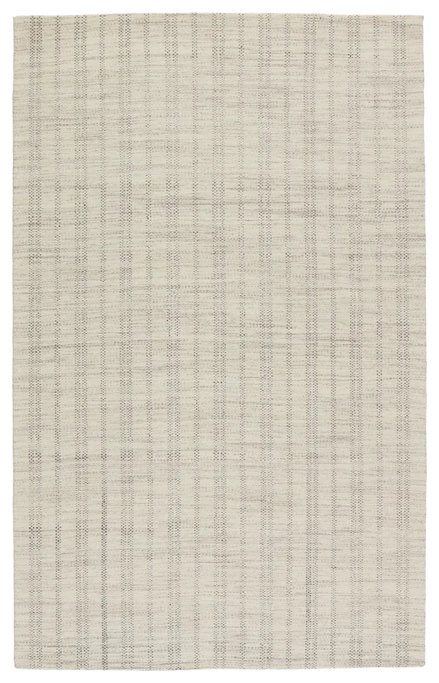 Marietta Handmade Striped Cream/ Black Area Rug (9'X12')
