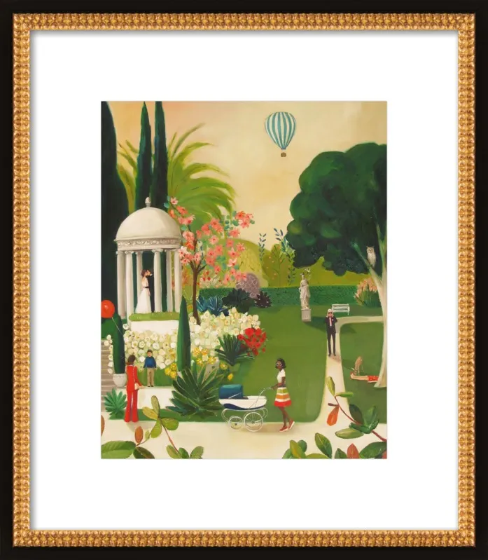 A Fainting in the Botanical Gardens by Janet Hill for Artfully Walls