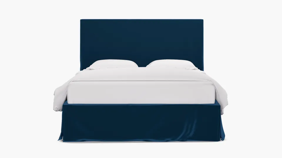 Slipcovered Bed, Royal Performance Velvet, King