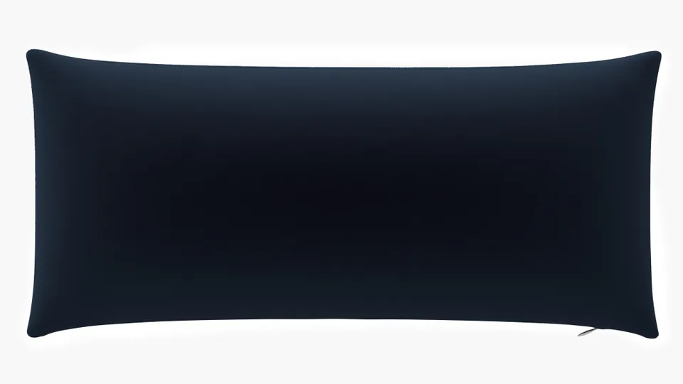 Throw Pillow Cover 14" x 30", Navy Performance Velvet, 14" x 30"