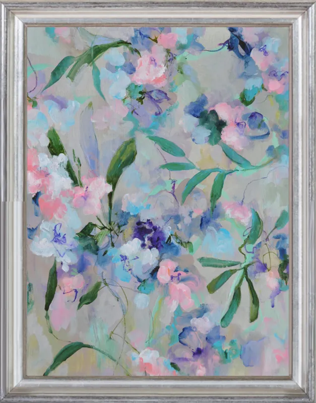 Arrangement in Blue and Lilac by Sonal Nathwani for Artfully Walls