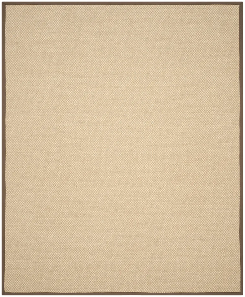 Arlo Home Woven Area Rug, NF141C, Maize/Brown,  10' X 14'