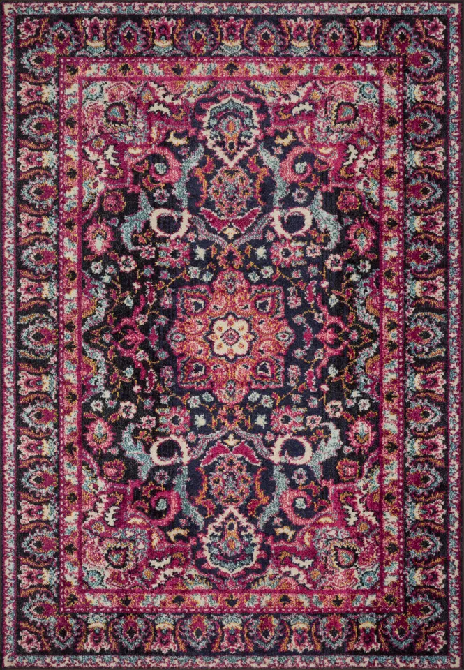 Loloi Nadia Midnight / Pink 10'-0" x 14'-0"