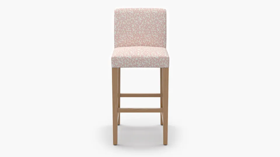 Signature Dining Bar Stool, Flamingo Hele Bay, Natural Square Tapered Leg