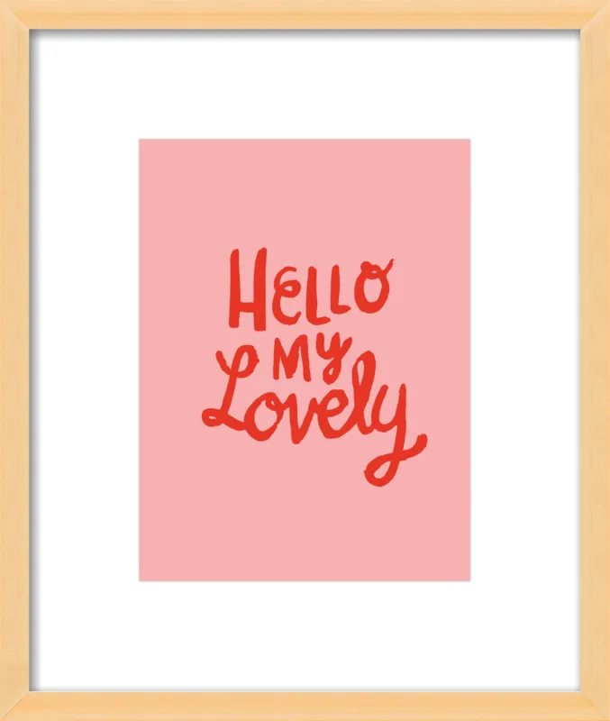 Hello My Lovely by Paula Mills for Artfully Walls