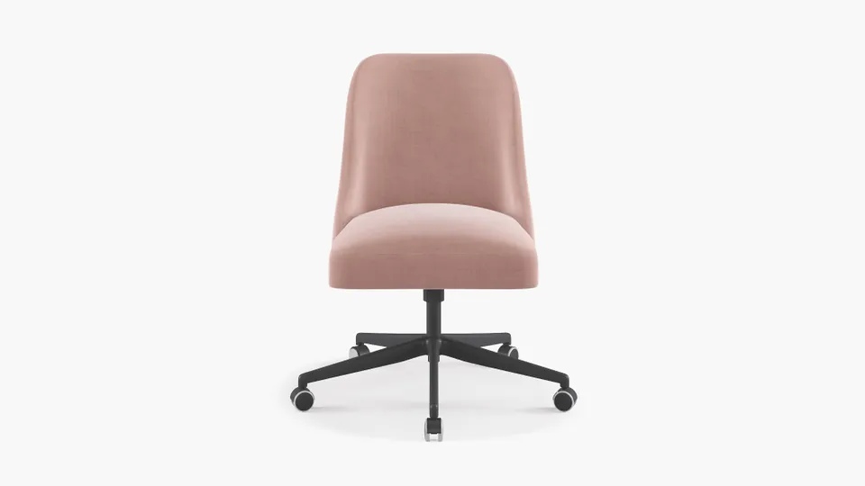 Tailored Task Chair, Blush Everyday Linen