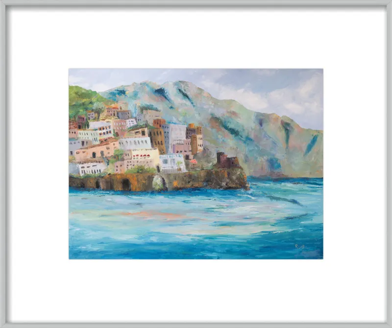 Amalfi Coast by Renee A Ortiz for Artfully Walls