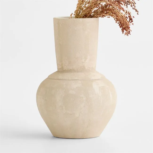 Berkshire White Large Urn Vase 16"