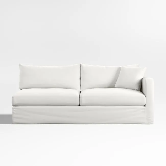 Replacement Slipcover for Willlow II Right-Arm Sofa Slipcovered Sectional Piece