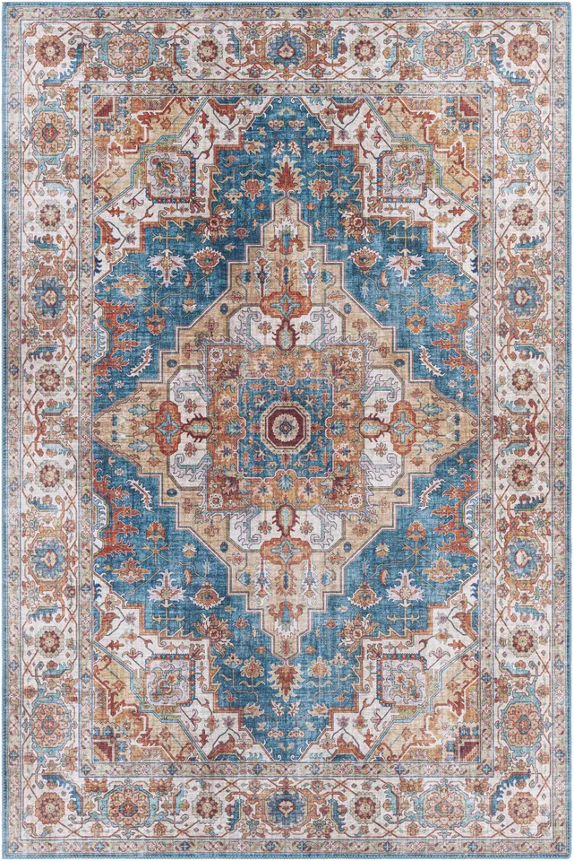 Iris Beige Indoor 2'2" x 3'9" Machine Woven Rug
