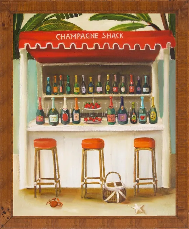 Champagne Shack by Janet Hill for Artfully Walls