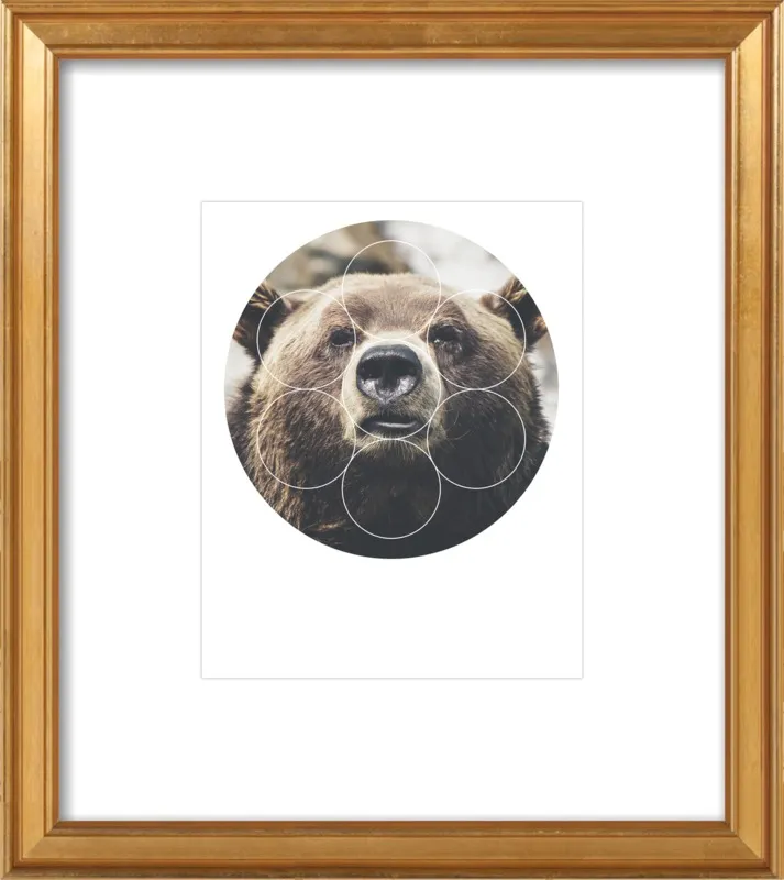 Big Bear Buddy - Geometric Photography by Emiliano Deificus for Artfully Walls