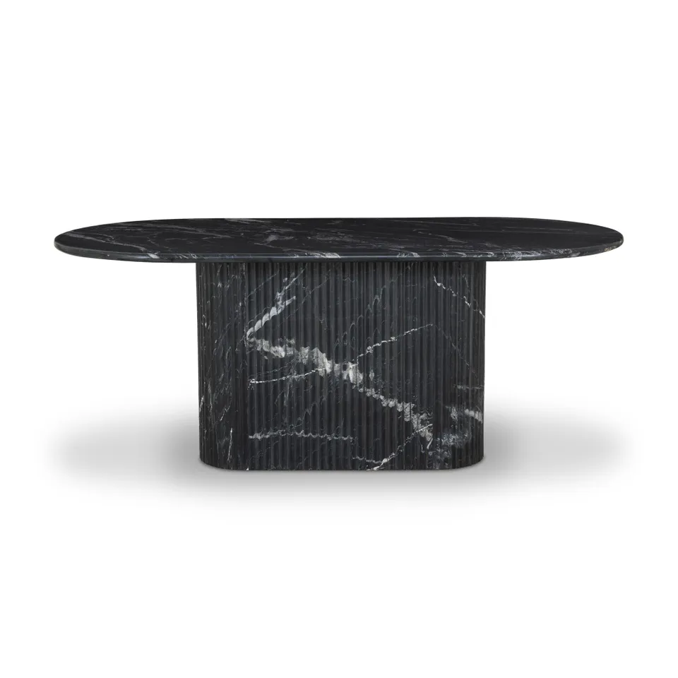 Oranda Dining Table - Black Marble