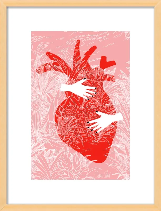REFUGE ROSE by Claire Colin for Artfully Walls