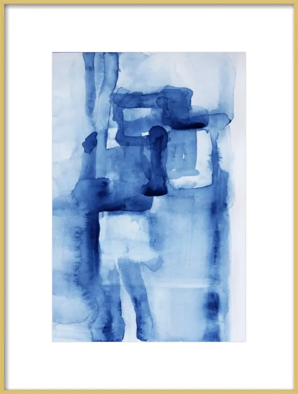 Blue Blocks by Victoria Kloch for Artfully Walls