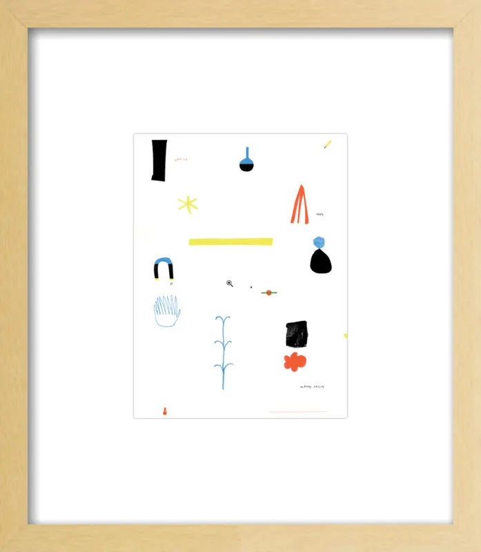 Working hard by playing around  by Agata Królak for Artfully Walls