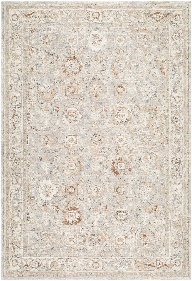 Poem White Indoor 12' x 15' Machine Woven Rug
