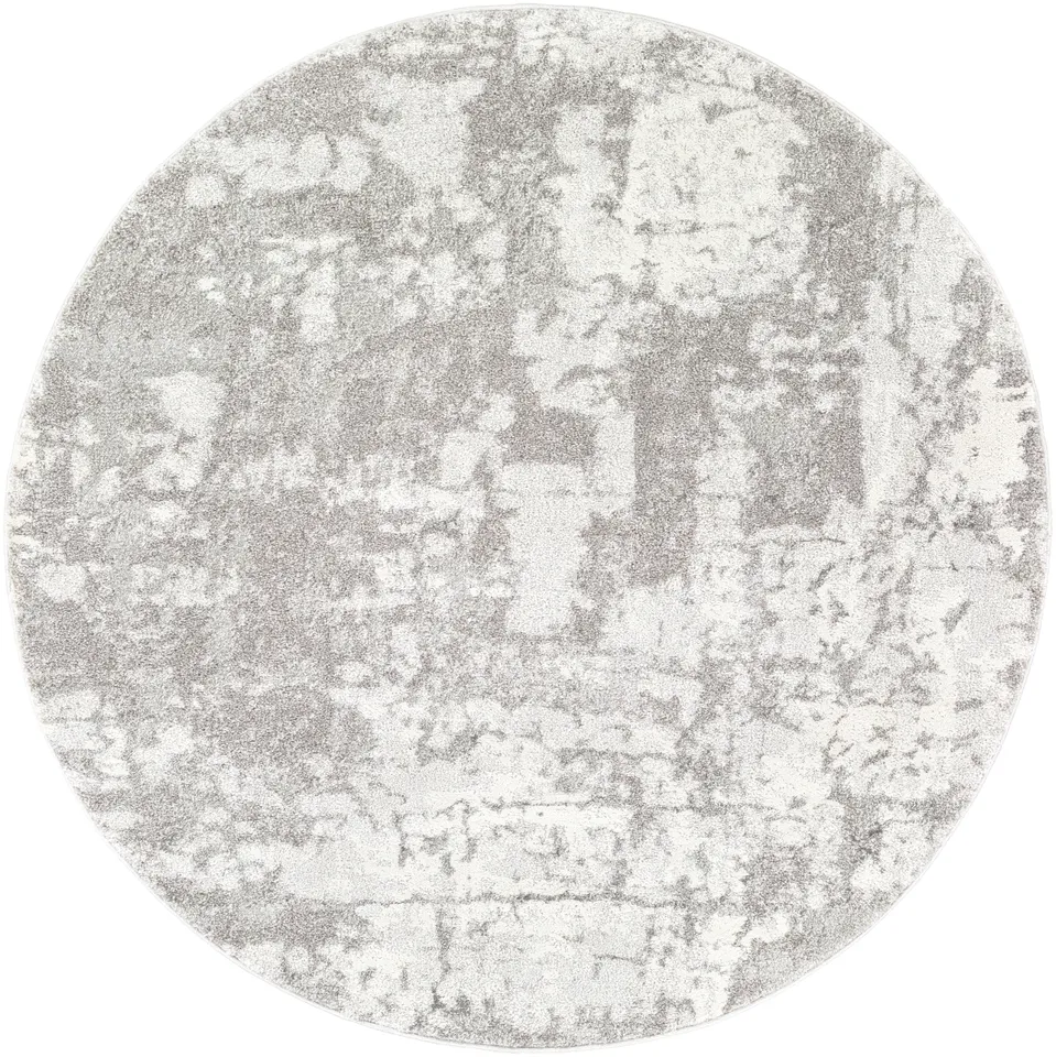 Venice Beige Indoor 5'3" x 5'3" Machine Woven Rug