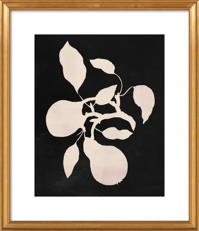 pears black and white by Ruti Shaashua for Artfully Walls