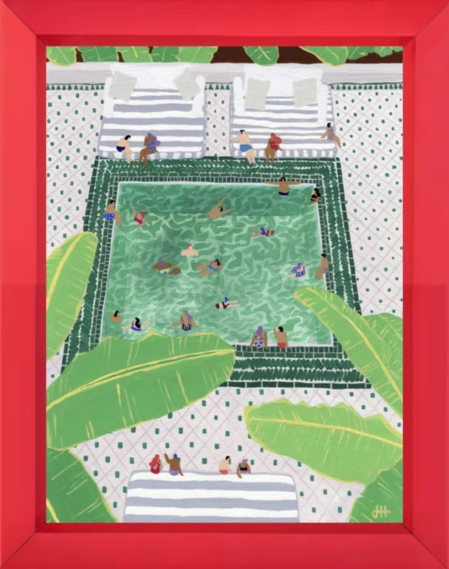 Green Riad by Joanne Ho for Artfully Walls