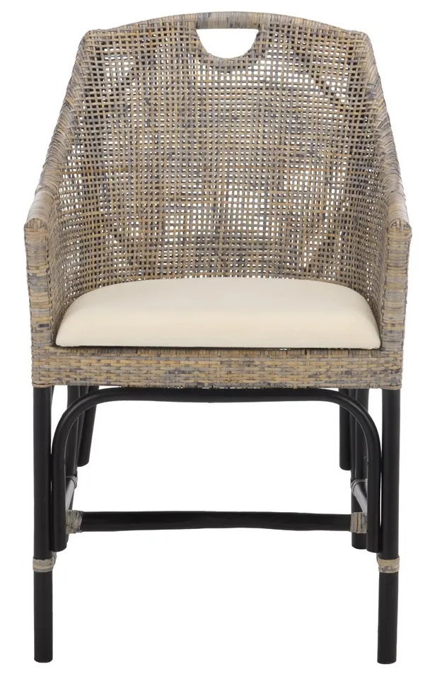 Silvano Accent Chair - Gray / White