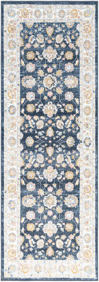 Lavadora Beige Indoor 2'7" x 7'3" Machine Woven Rug