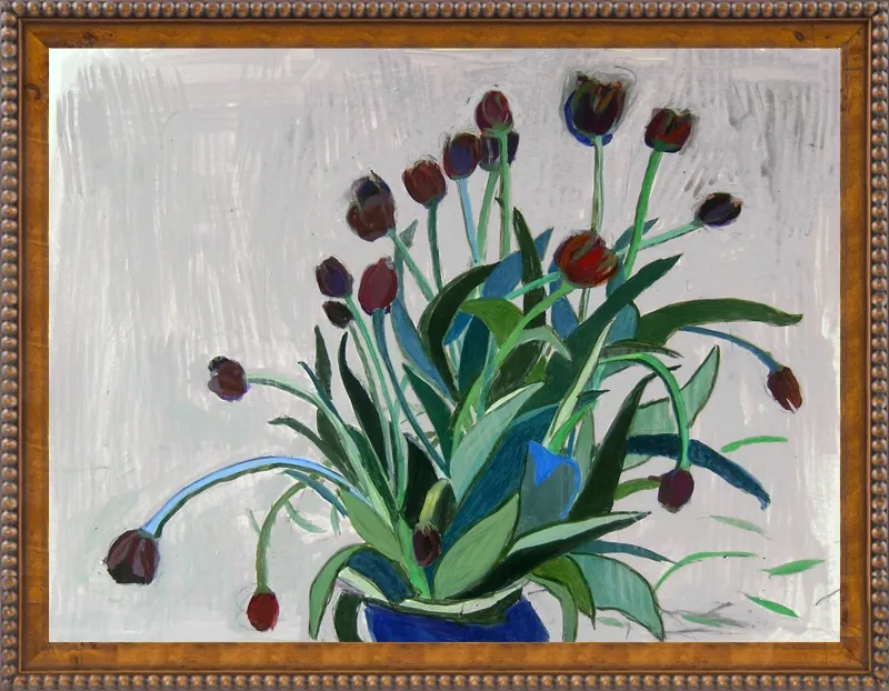 queen of the night tulip by Liz Innvar for Artfully Walls